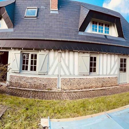 Longere Avec Piscine Prive A 35 Min De Deauville Le Mesnil-Saint-Jean Luaran gambar