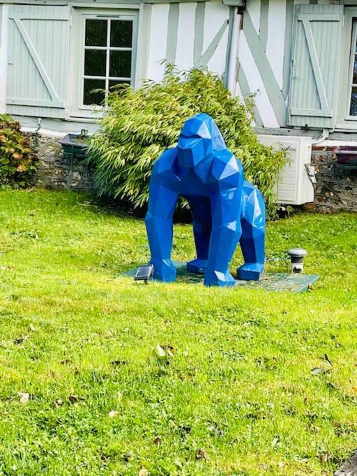 Longere Avec Piscine Prive A 35 Min De Deauville Le Mesnil-Saint-Jean Luaran gambar