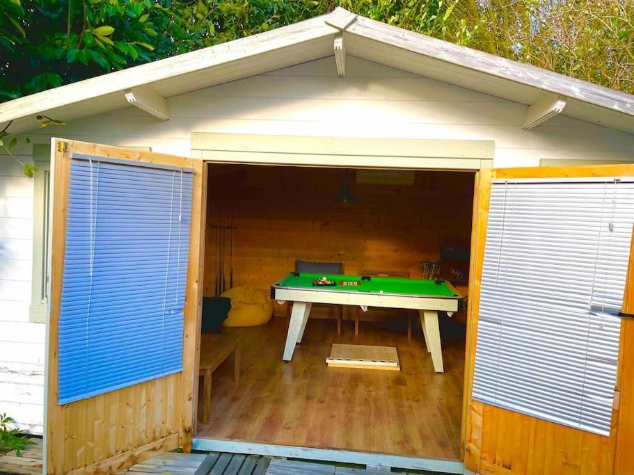 Longere Avec Piscine Prive A 35 Min De Deauville Le Mesnil-Saint-Jean Luaran gambar